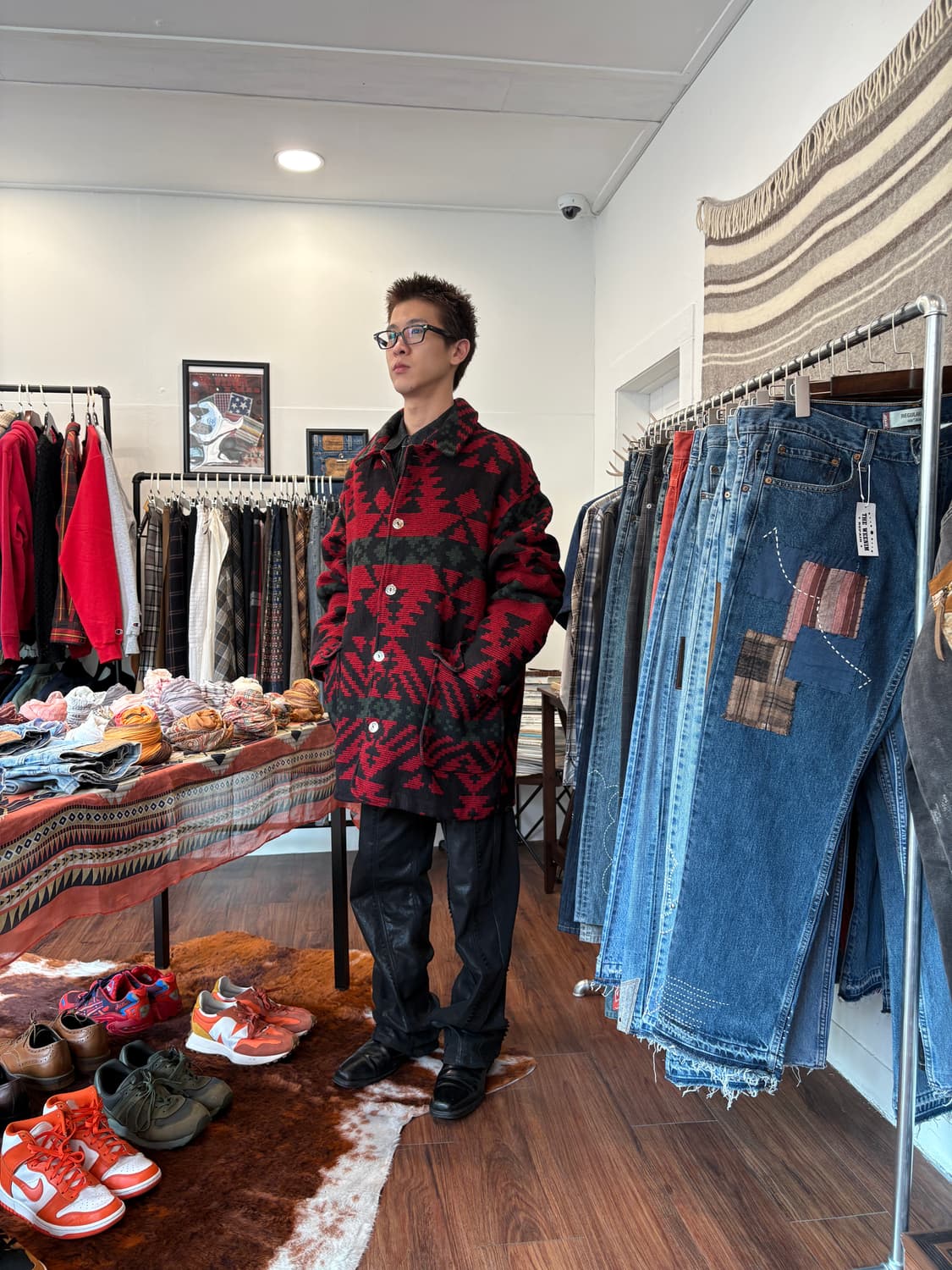 8-90's 울리치 나바호 웨스턴 자켓 상품이미지1