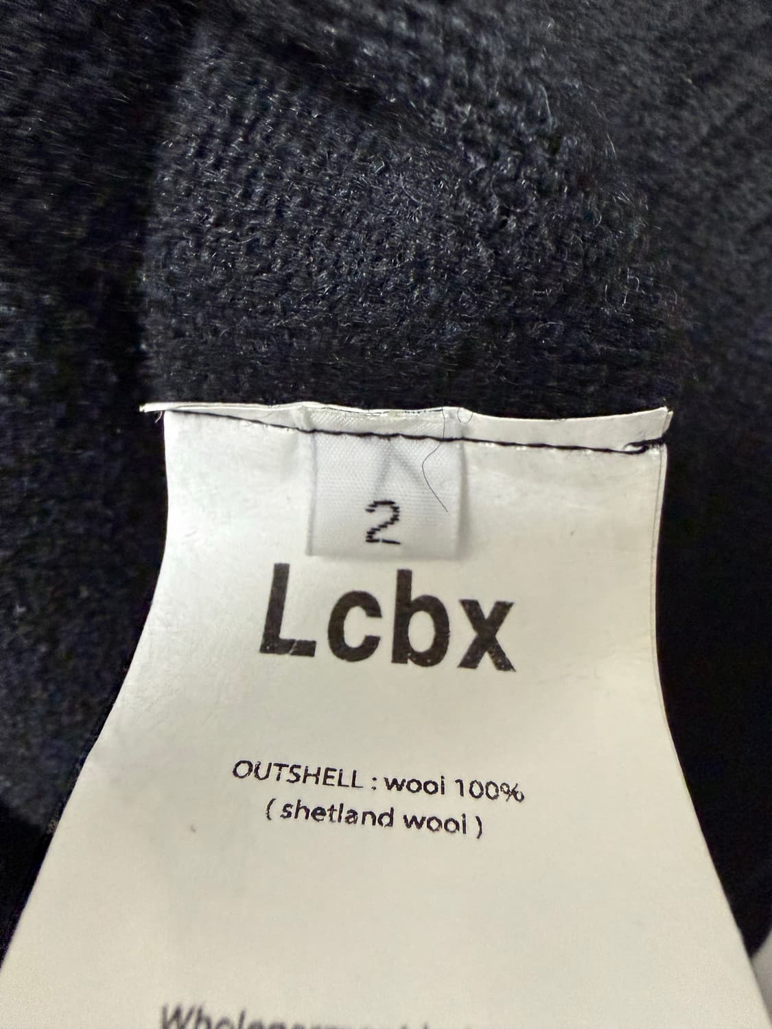 lcbx 피셔맨 니트 블랙 2 size 상품이미지3