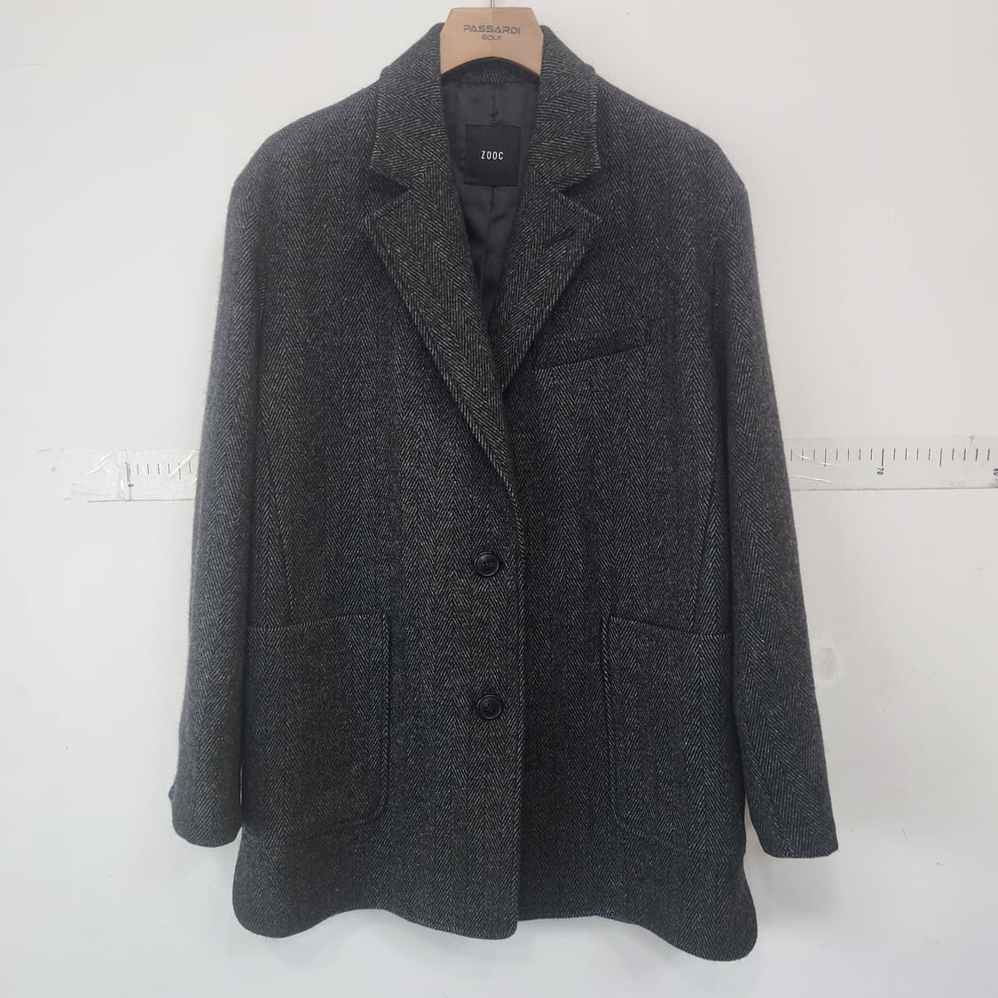 ZOOC 헤링본 울 자켓 상품이미지1