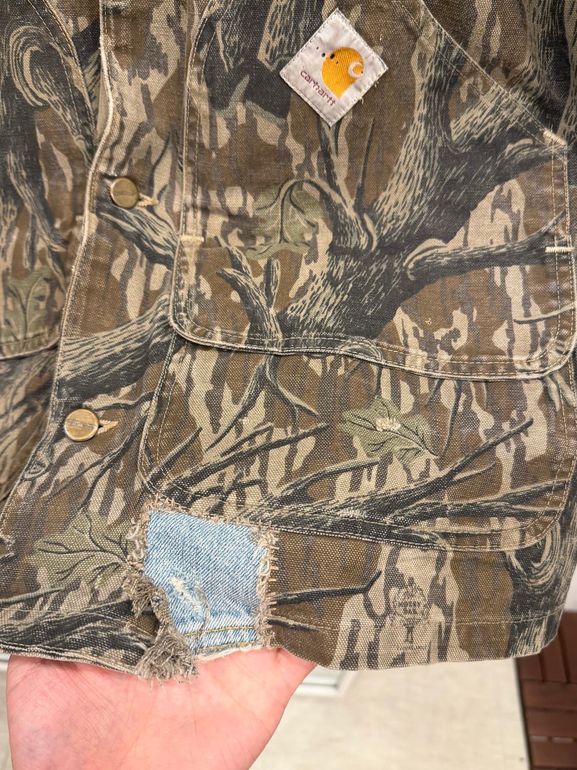 Carhartt 칼하트 리얼트리 카모 헌팅 자켓 상품이미지8