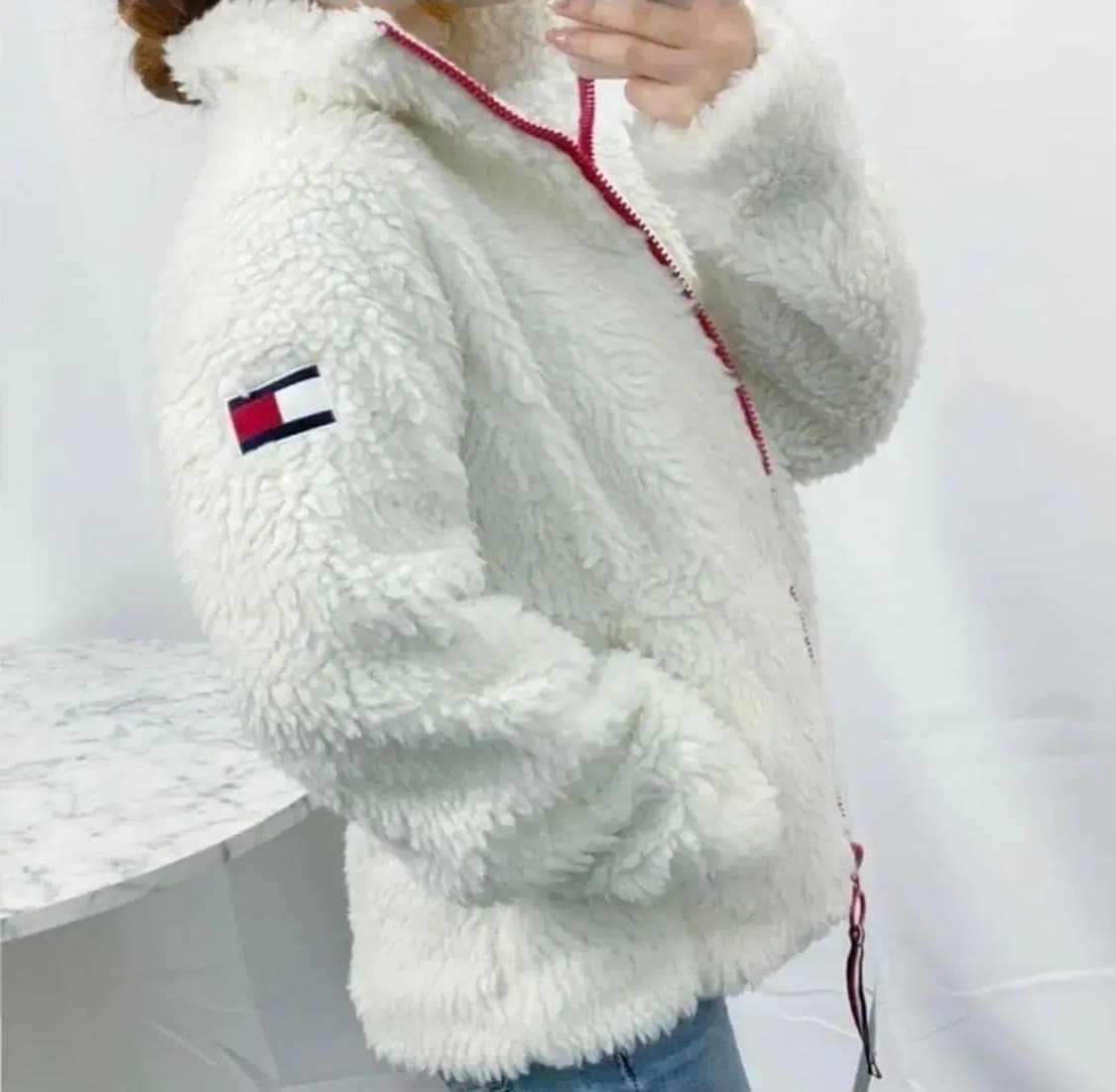 타미힐피거 고퀄리티 쉐르파 패딩 자켓 남녀공용 상품이미지2