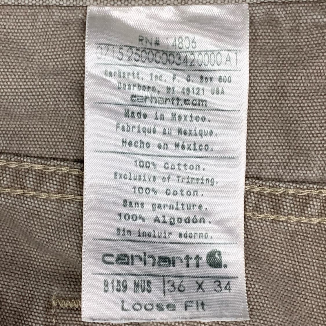 [37] 칼하트 루즈핏 싱글니 카펜터 팬츠 상품이미지7