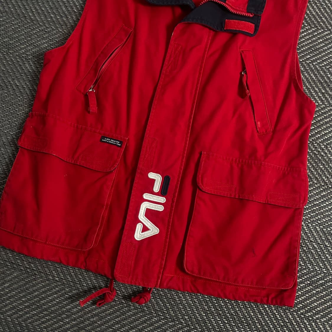 90s 필라 빅로고 올드스쿨 헌팅 베스트o 3923 상품이미지2