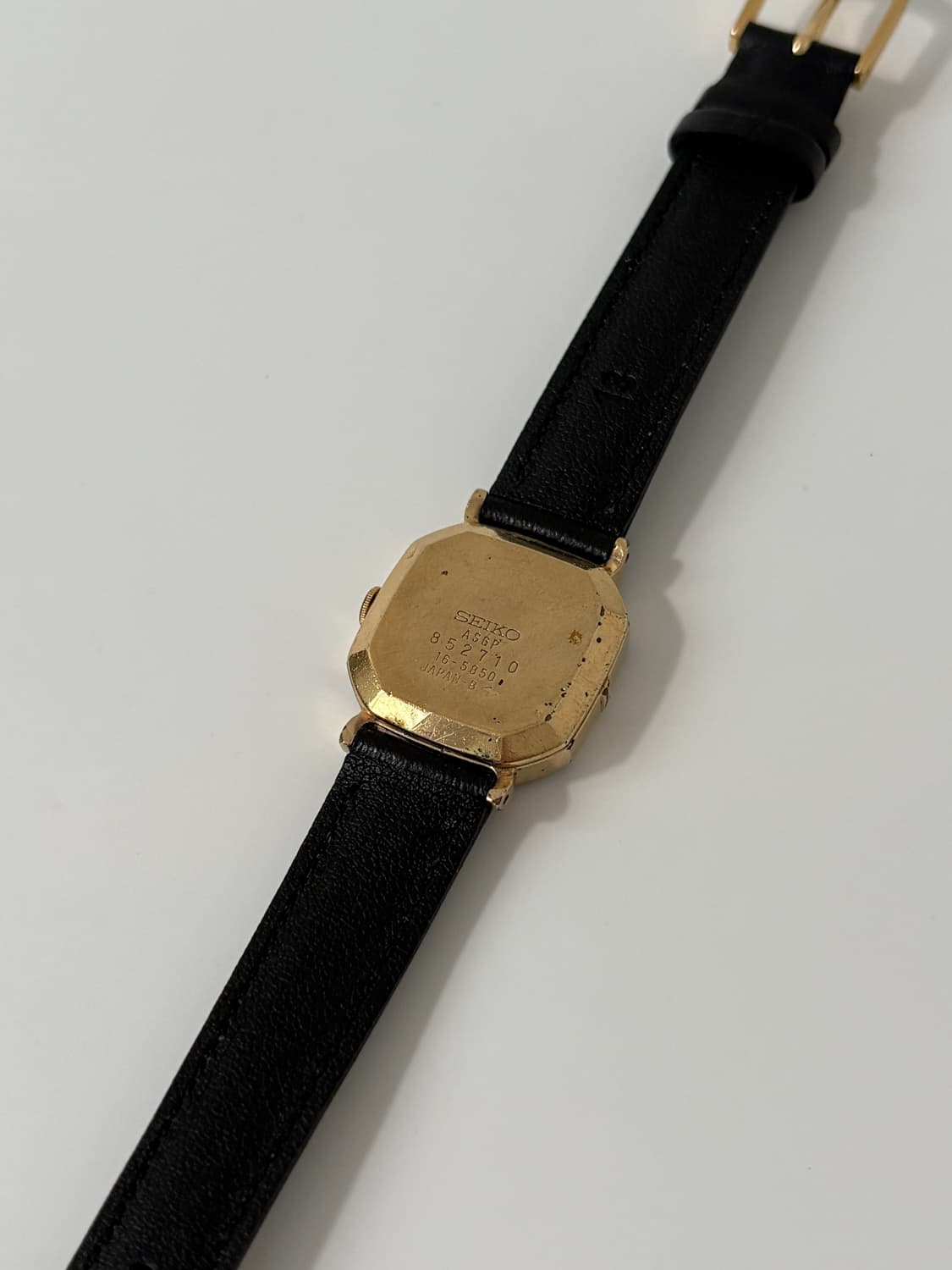 70s texture gold square ladies quartz 상품이미지7
