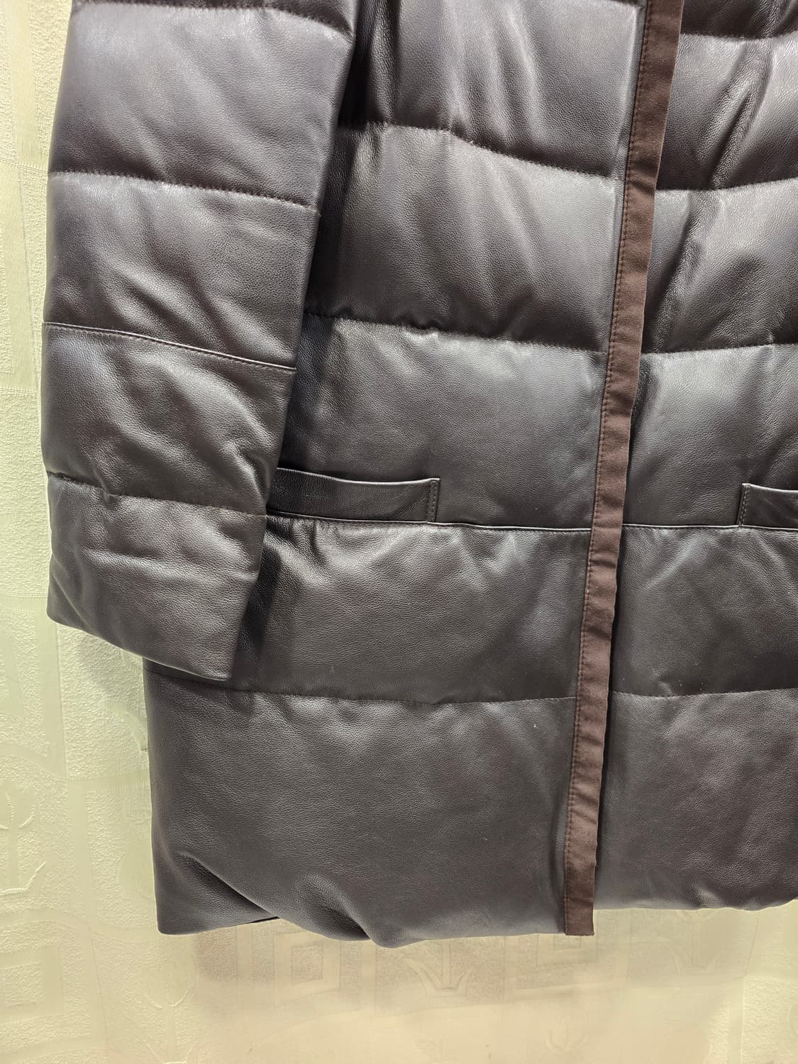 발렌시아 VALENCIA 양가죽 롱 패딩 55(S) 상품이미지4