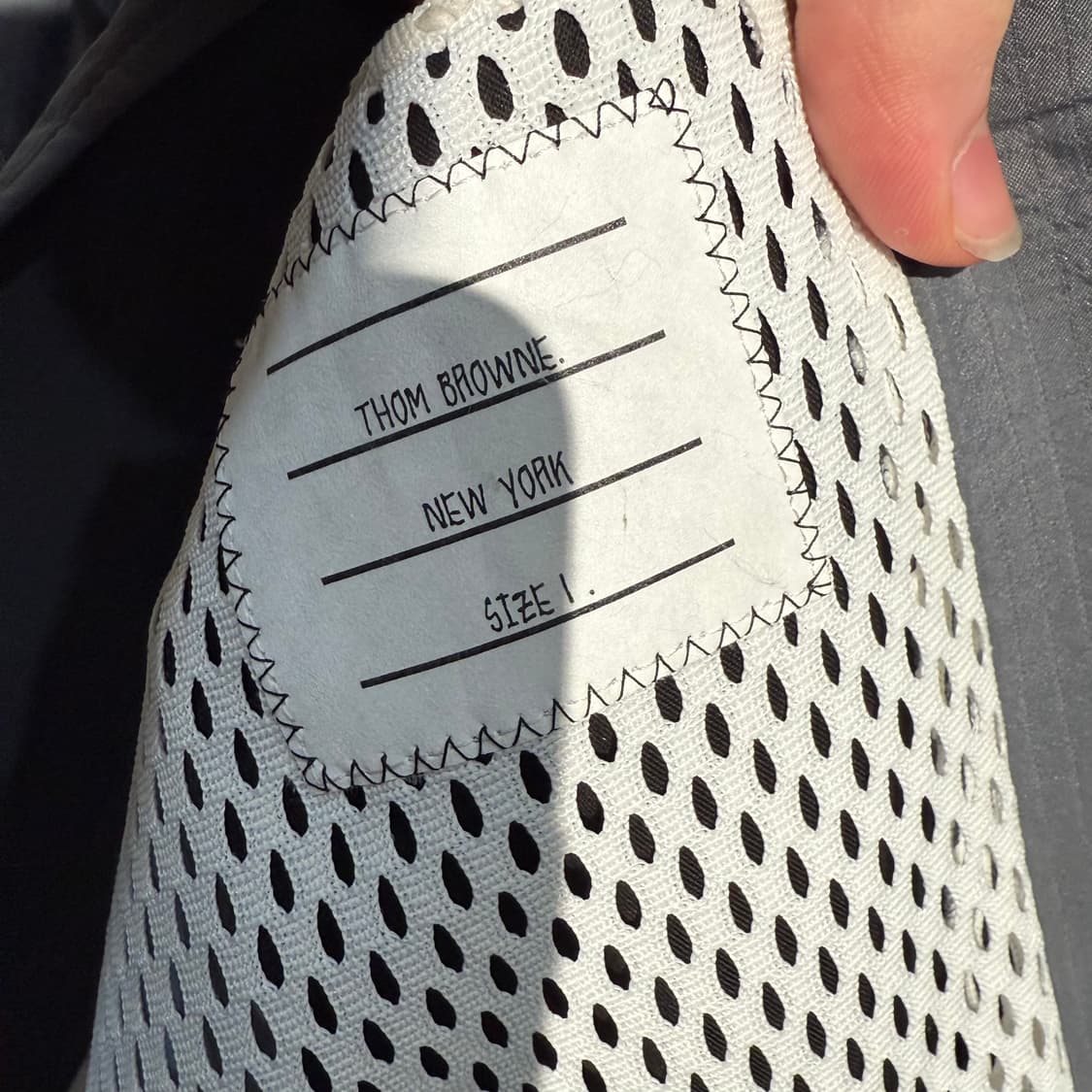 (100) 톰브라운 립스탑 4BAR 사선완장 코트 상품이미지7