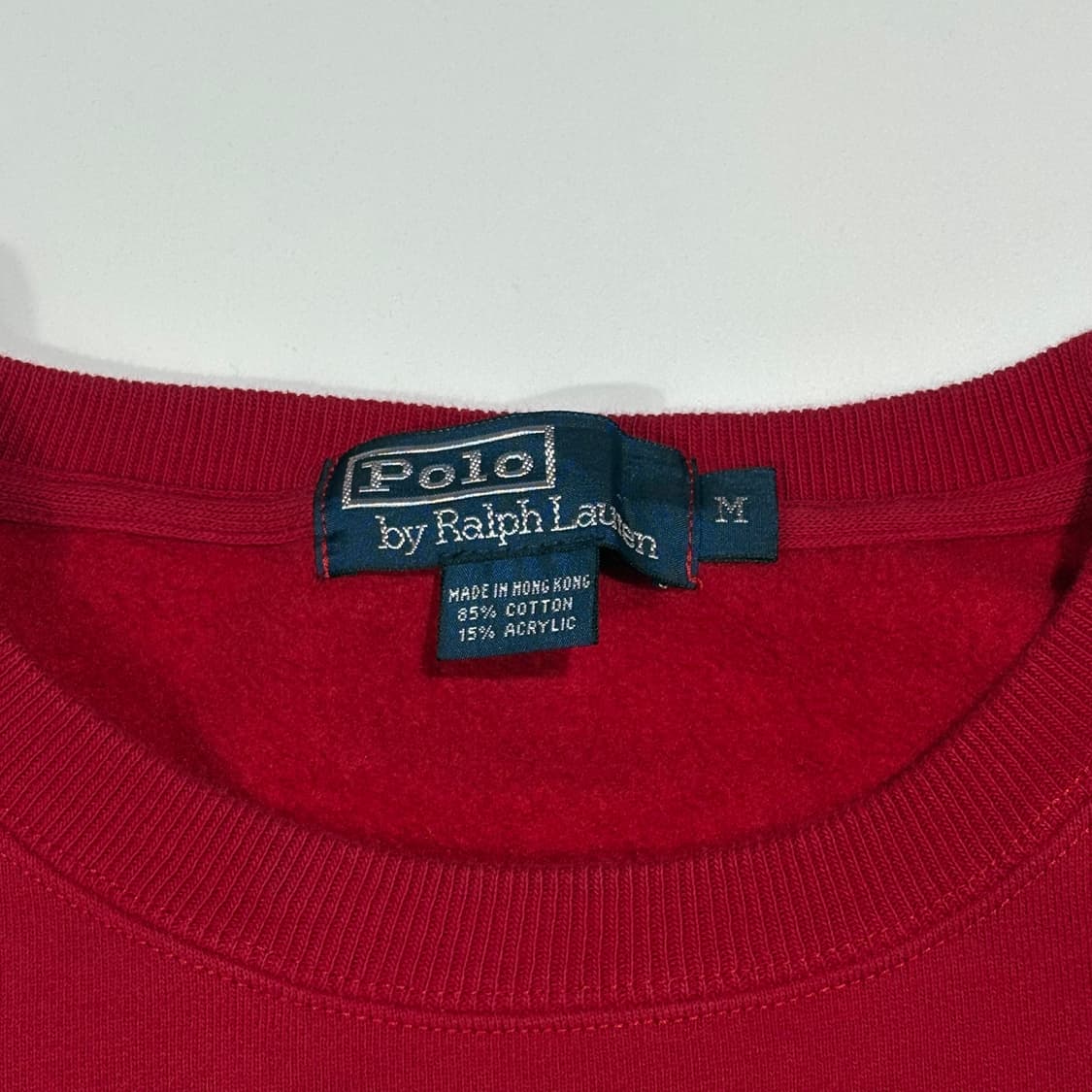 폴로랄프로렌 레드 맨투맨 상품이미지3