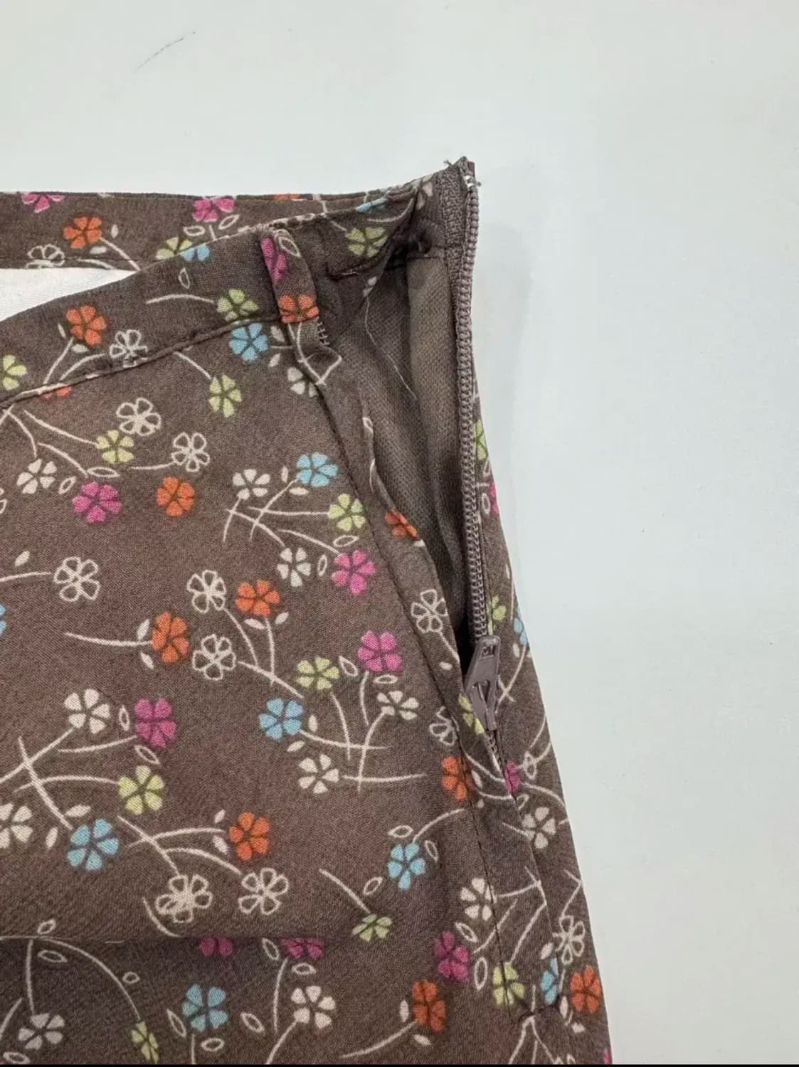vtg H&M 플라워 쉬폰 미니 스커트 상품이미지2