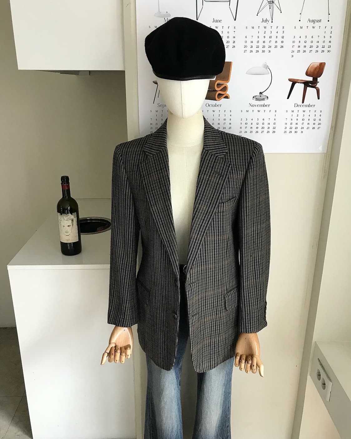 버버리 체크 울 블레이저 자켓 상품이미지6
