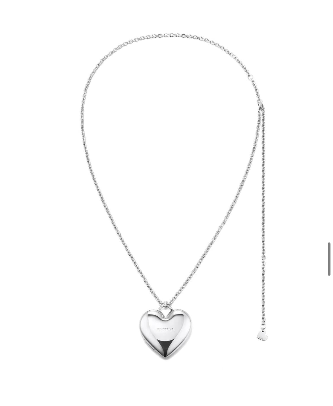 #5000 넘버링 하트 마이크로백 실버 상품이미지1