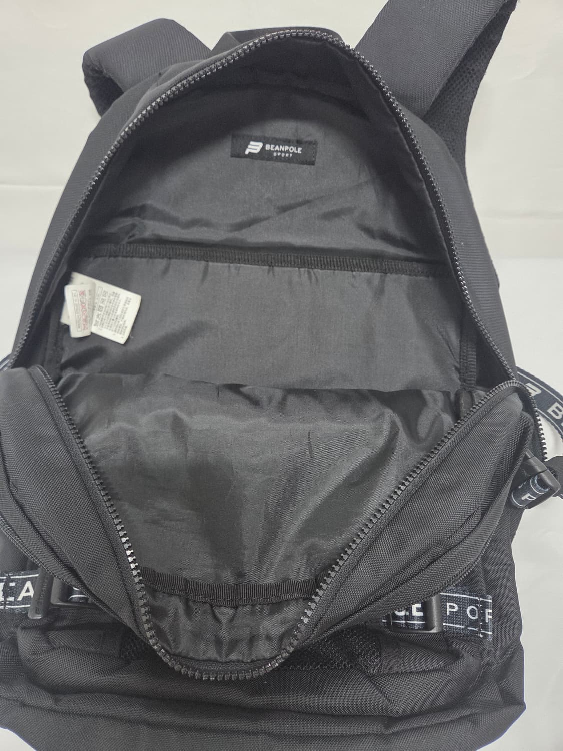 Unisex 블랙 NEW-B ON 로고 웨빙 백팩 BO91D4S015 상품이미지3