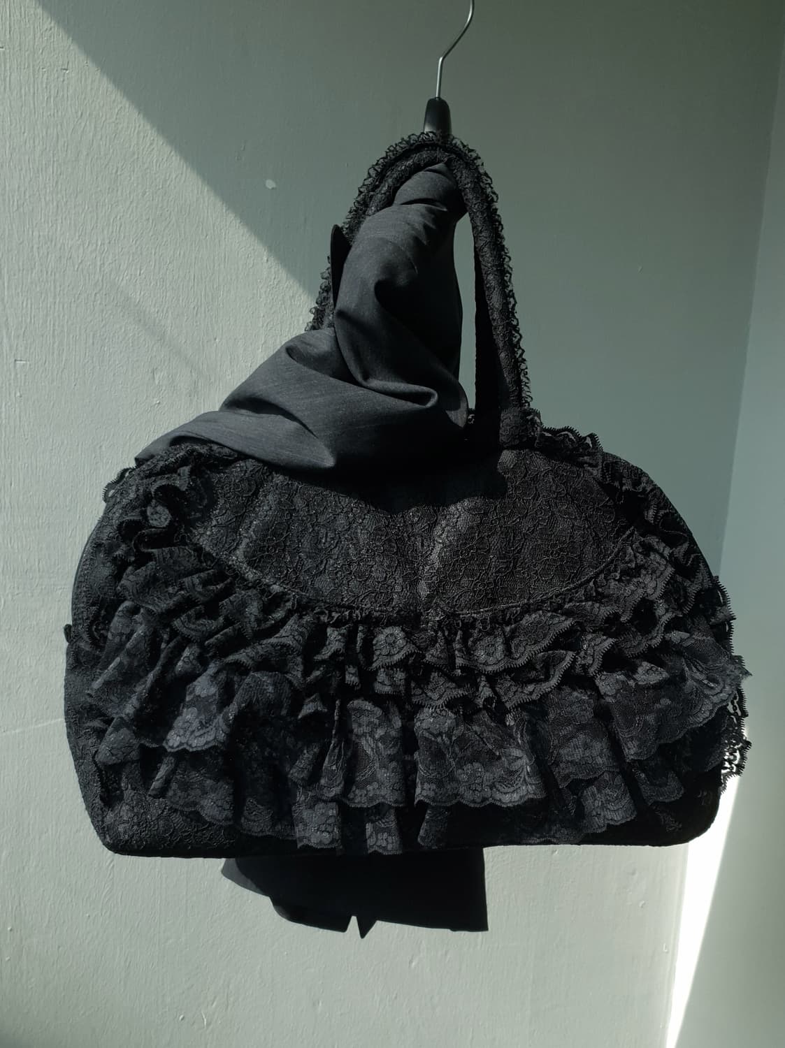 Vintage frill lace boston bag 상품이미지2