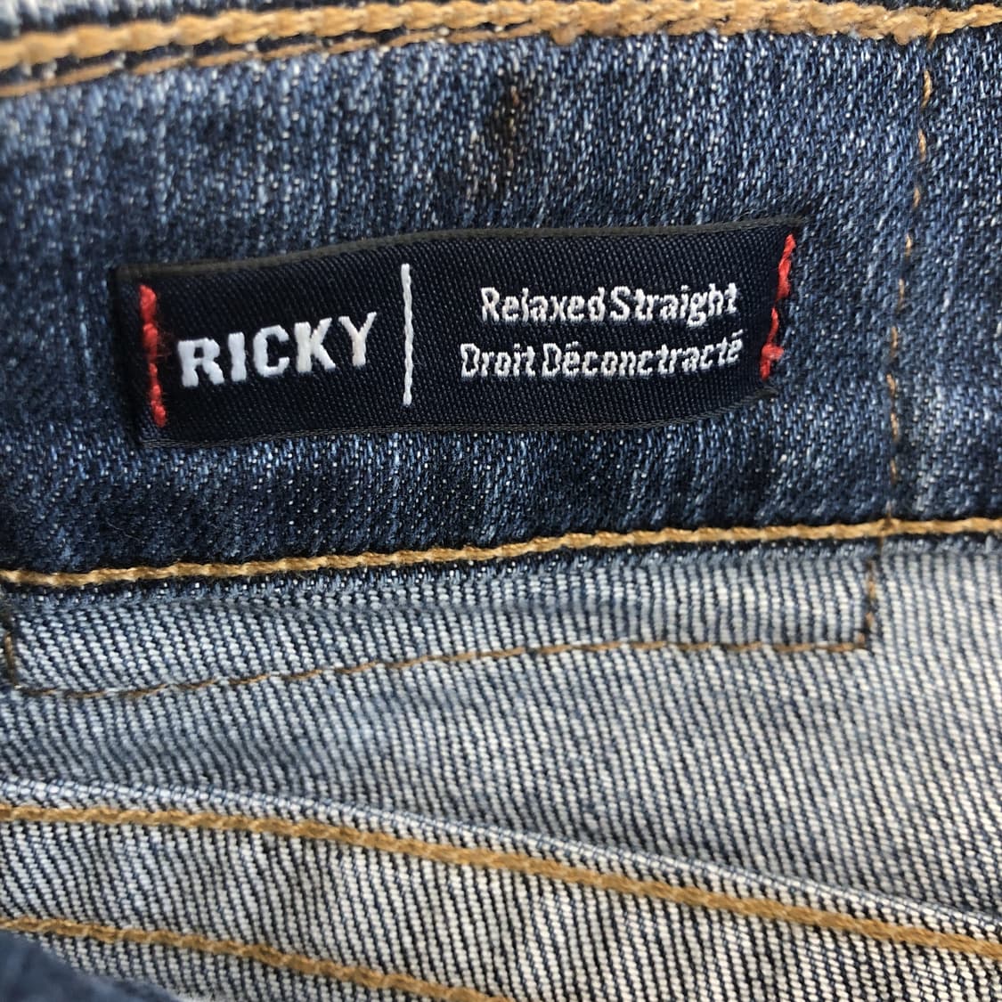 트루릴리전 RICKY USA 릴렉시드 데님진 30 인치 상품이미지5