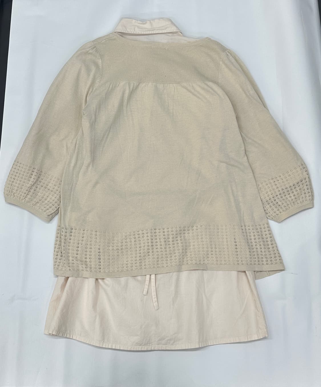 🐚하구미의 원피스 코디세트🐚 그런지 모리걸 니트 레이어드 가을  상품이미지3