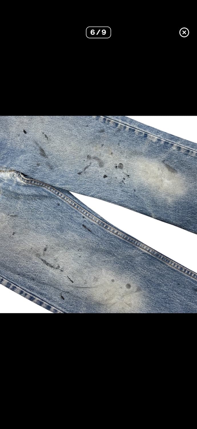 90s Levi’s usa 517 오렌지탭 플레어 데님 연청 상품이미지6