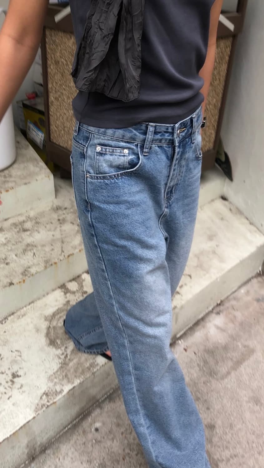 민유 프렌치 워싱 데님 상품이미지3