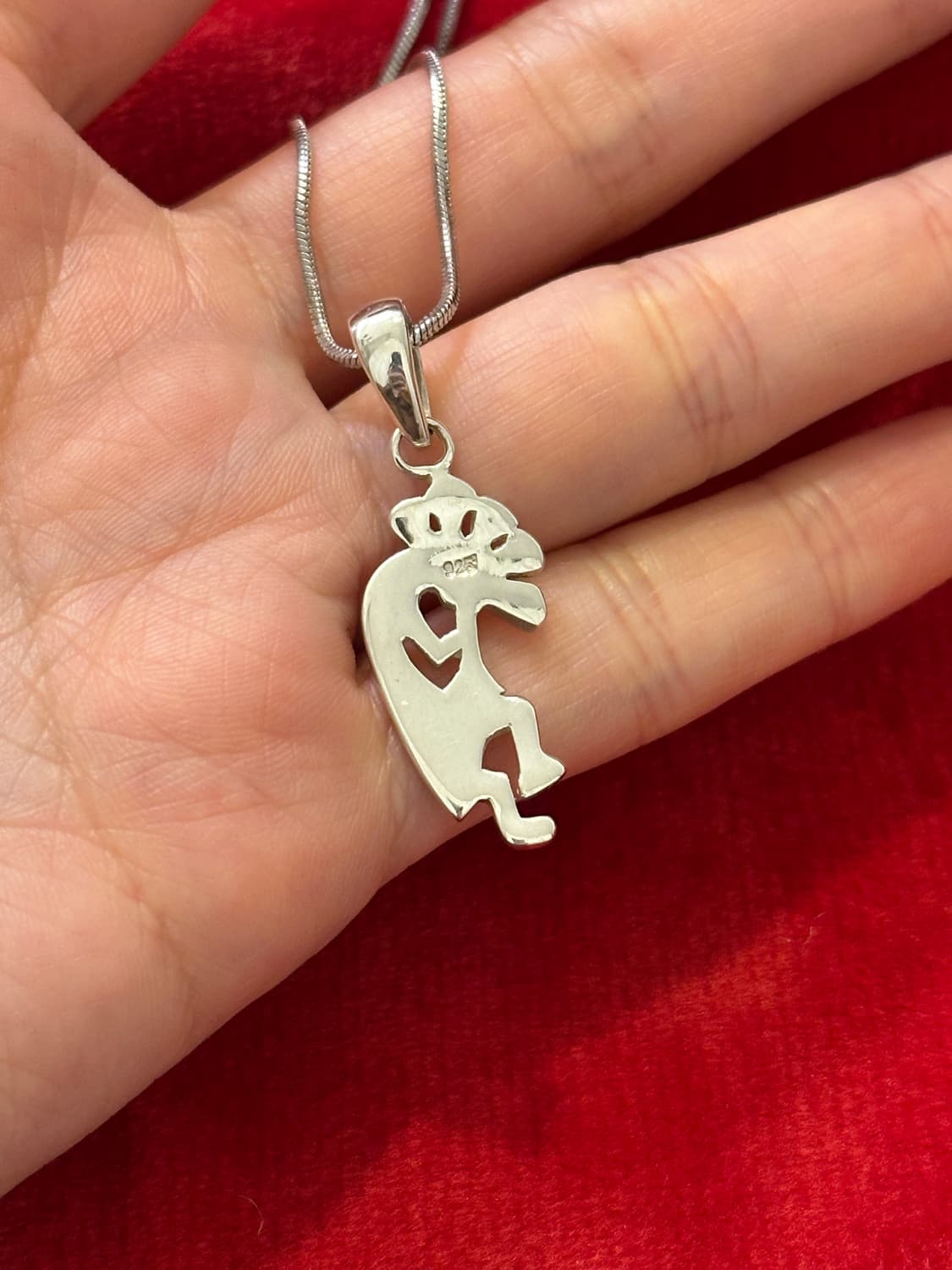 Kokopelli Turquoise Inlay Pendant Neckla 상품이미지2