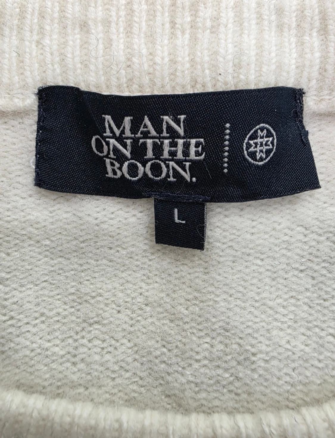 맨온더분 아이보리 울 니트 95 상품이미지5