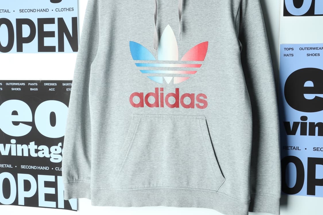 (L-XL) 아디다스 후드티셔츠 불꽃 오리지널 그레이-H31094 상품이미지4