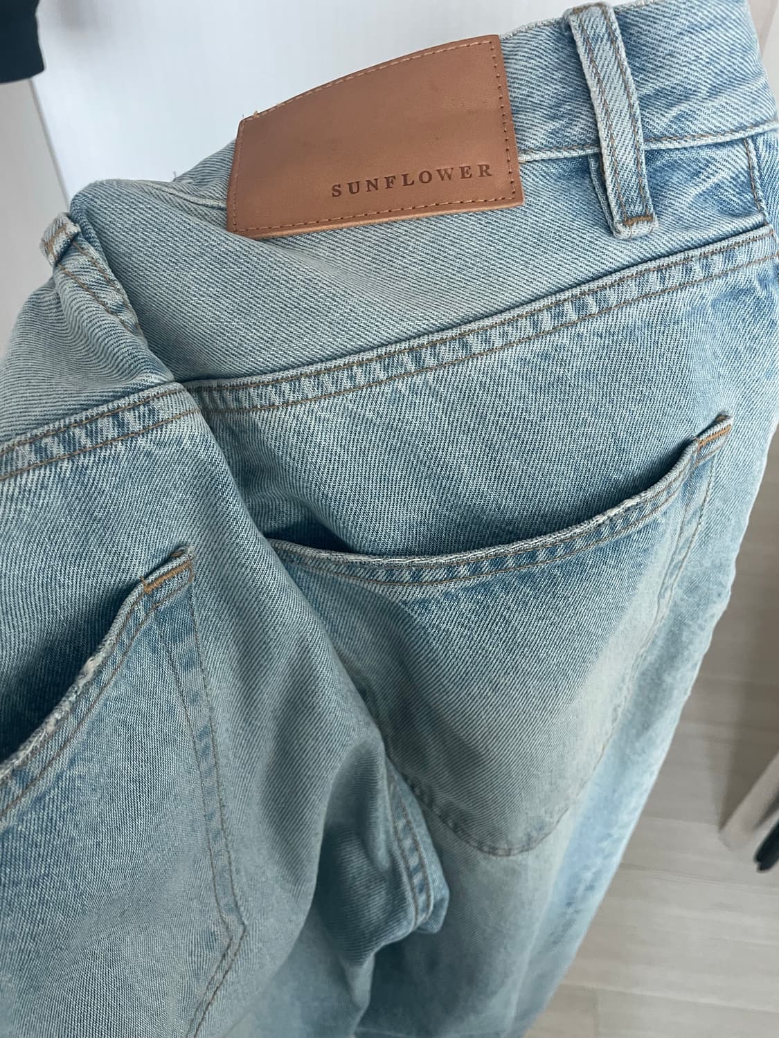 선플라워 와이드 트위스트 네추럴 빈티지 상품이미지2