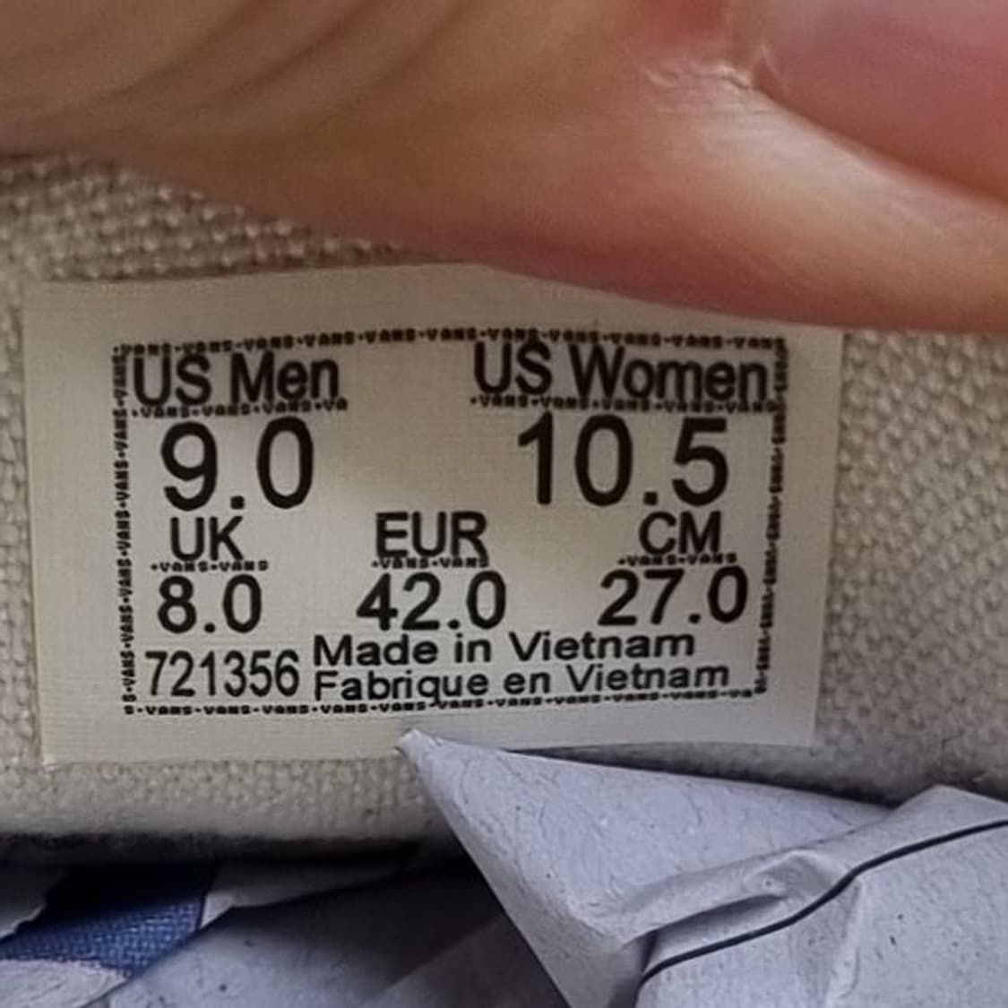 반스 어센틱 에코 띠어리스니커즈270. 상품이미지6