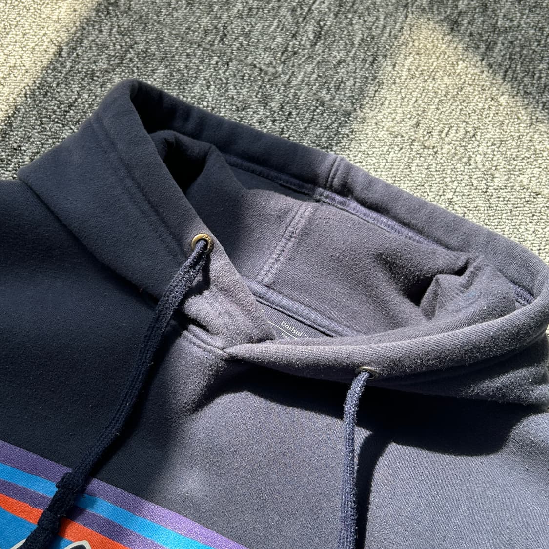 파타고니아 네이비 기모 후드티 상품이미지6