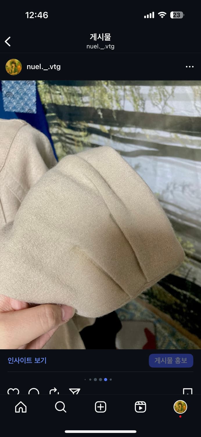 빈티지 만두 코트 사와코 상품이미지7