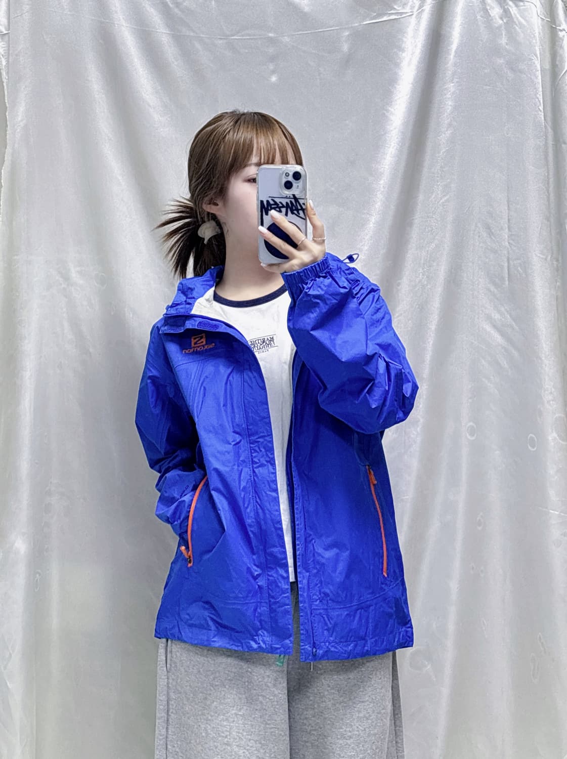 살로몬 베이비블루 마운틴 바람막이  상품이미지1