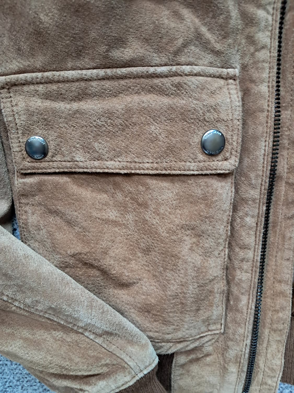 스웨이드자켓 망고 상품이미지3