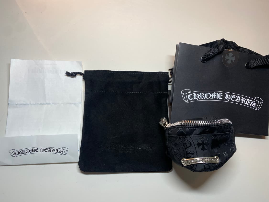 (새제품) 크롬하츠 스크롤라벨 미니가방 블랙컬러 상품이미지1