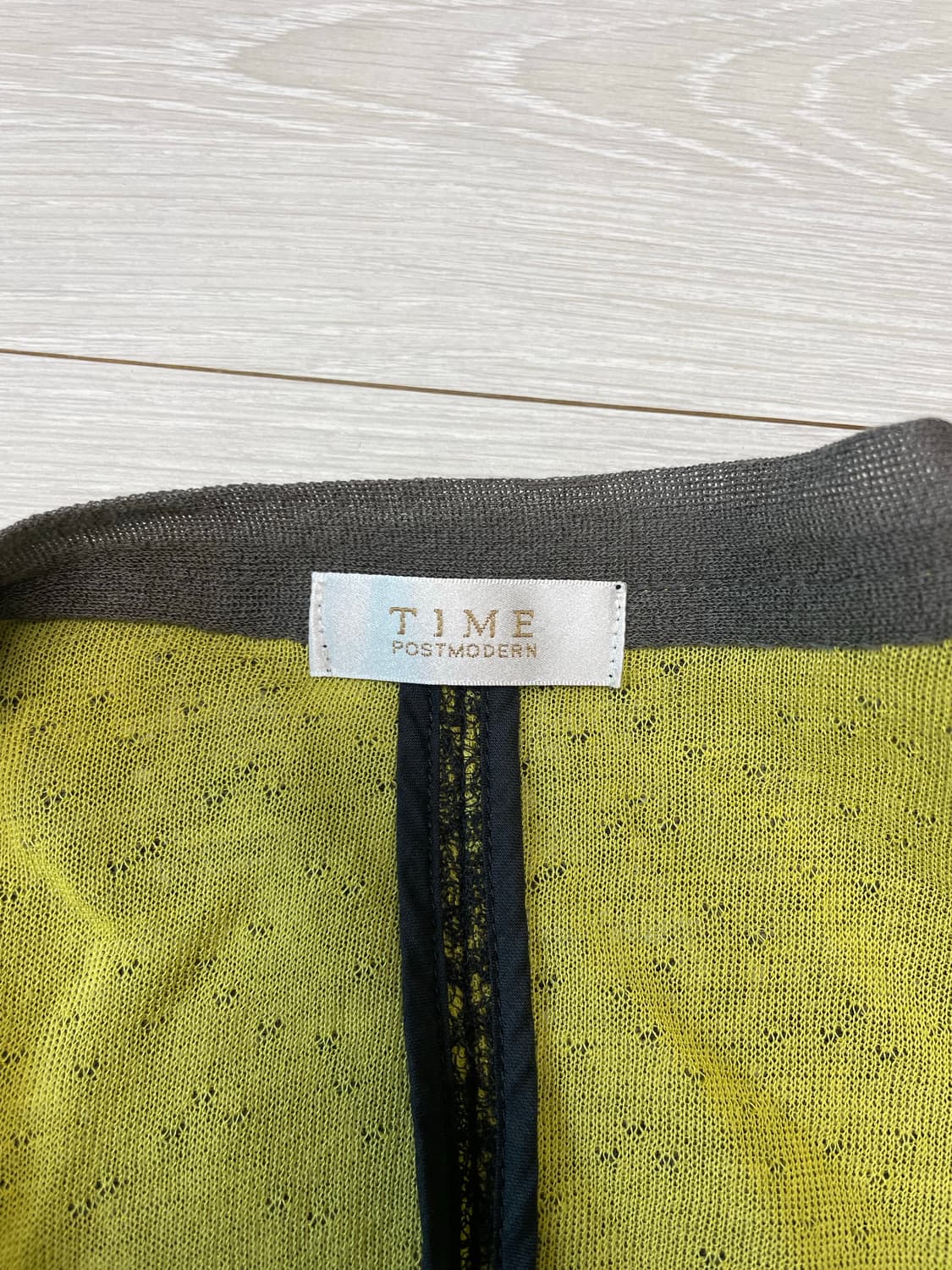 타임(TIME) 텍스처 배색 가디건 상품이미지5