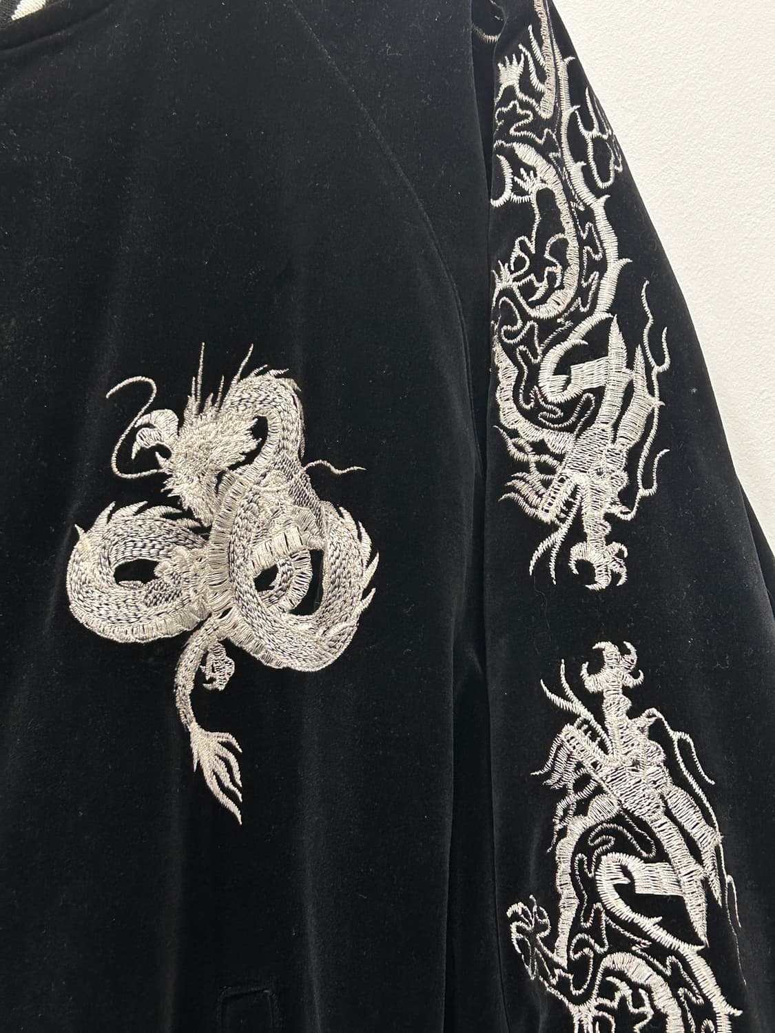 호시히메 드래곤 자수 벨벳 스카잔 115-120사이즈 (5L) 상품이미지5