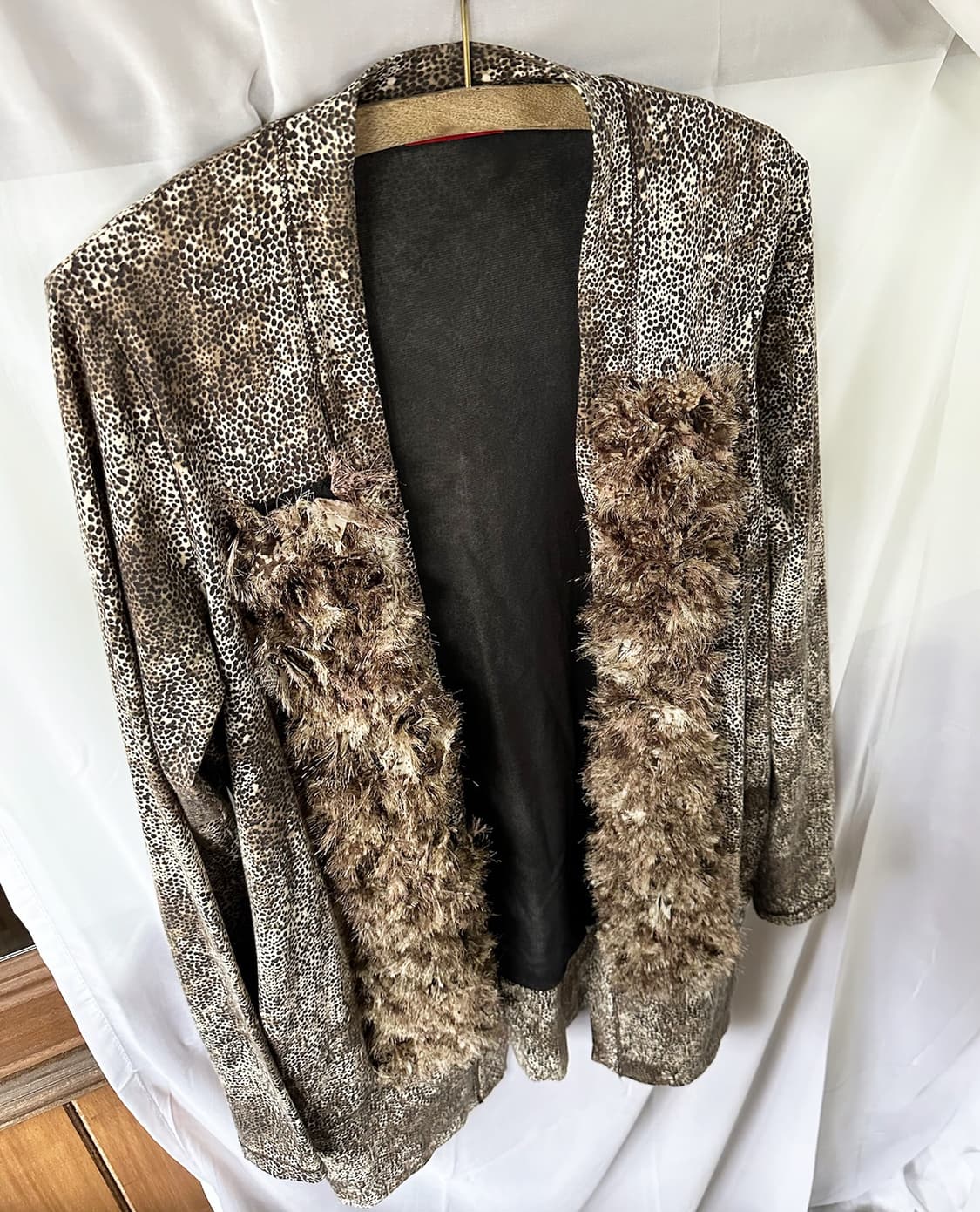 VIVIENNE TAM fringe leopard cardigan 상품이미지7