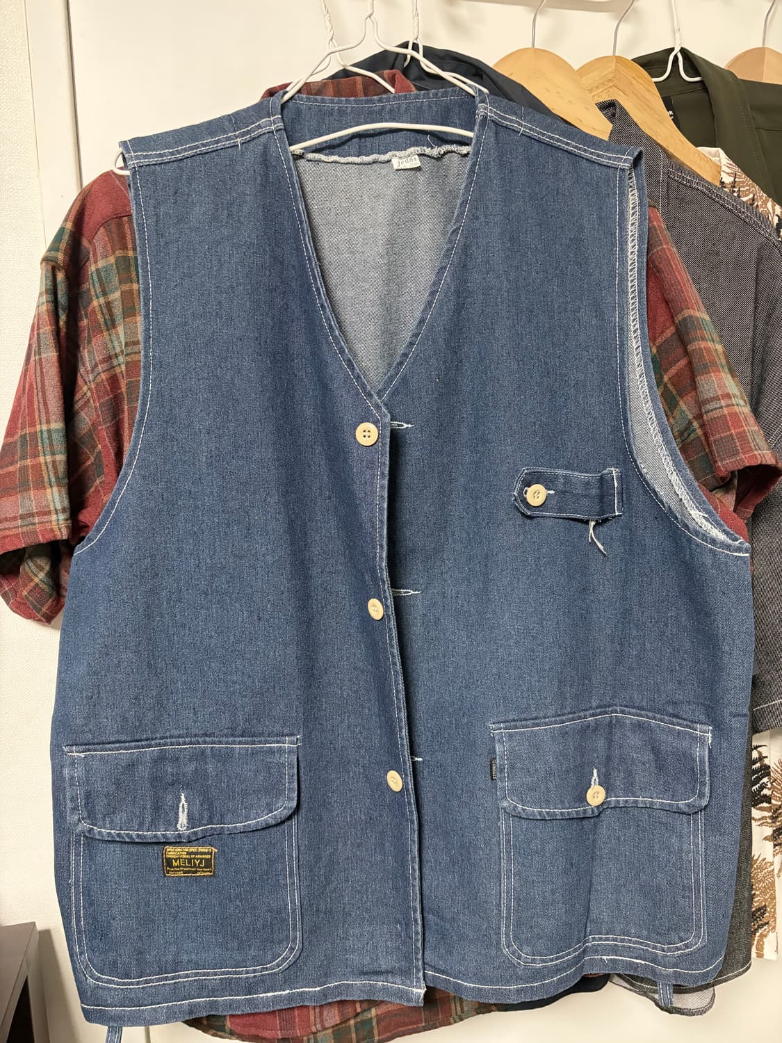 데님 조끼 판매합니다 상품이미지1