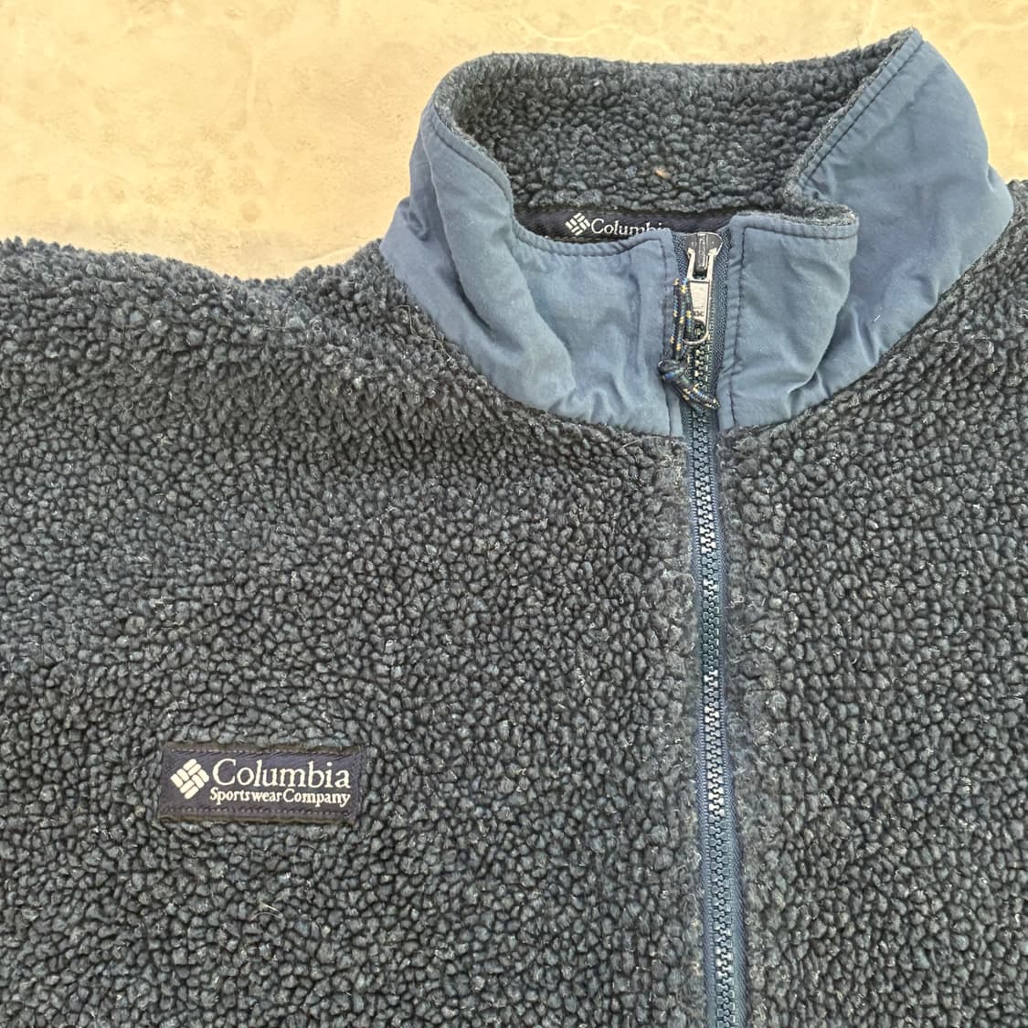 90s USA 콜롬비아 플리스 후리스 아노락 자켓 상품이미지2