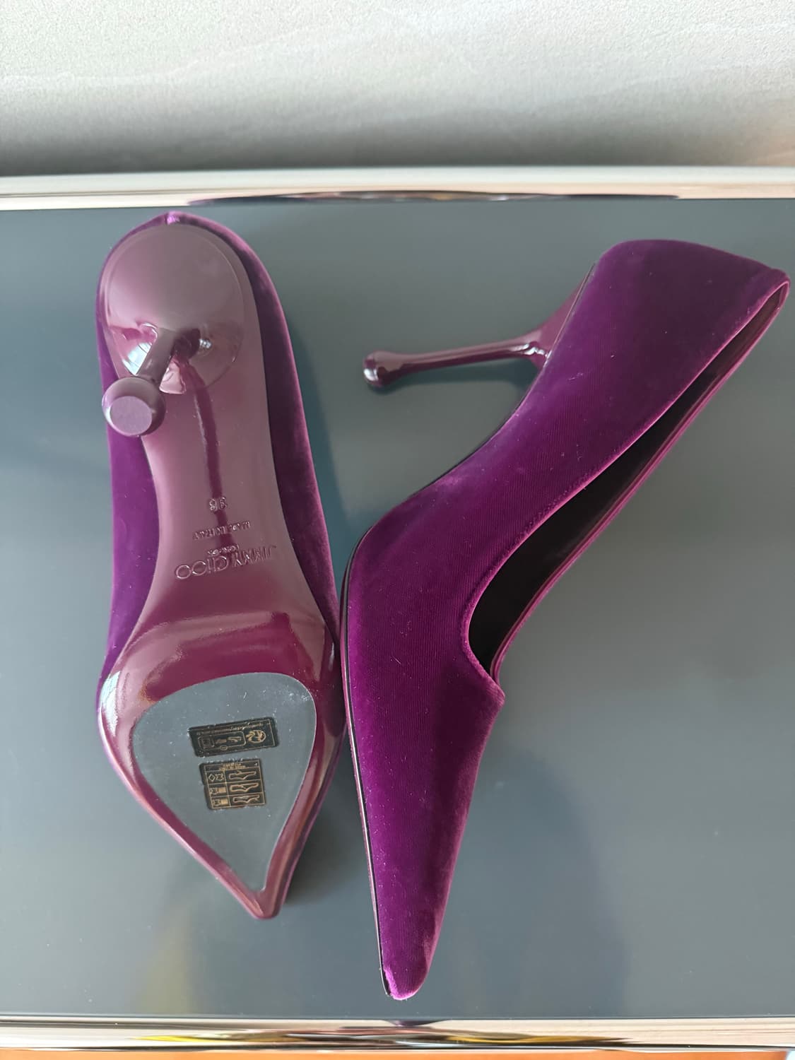 지미 추 벨벳 스틸레토힐  상품이미지4