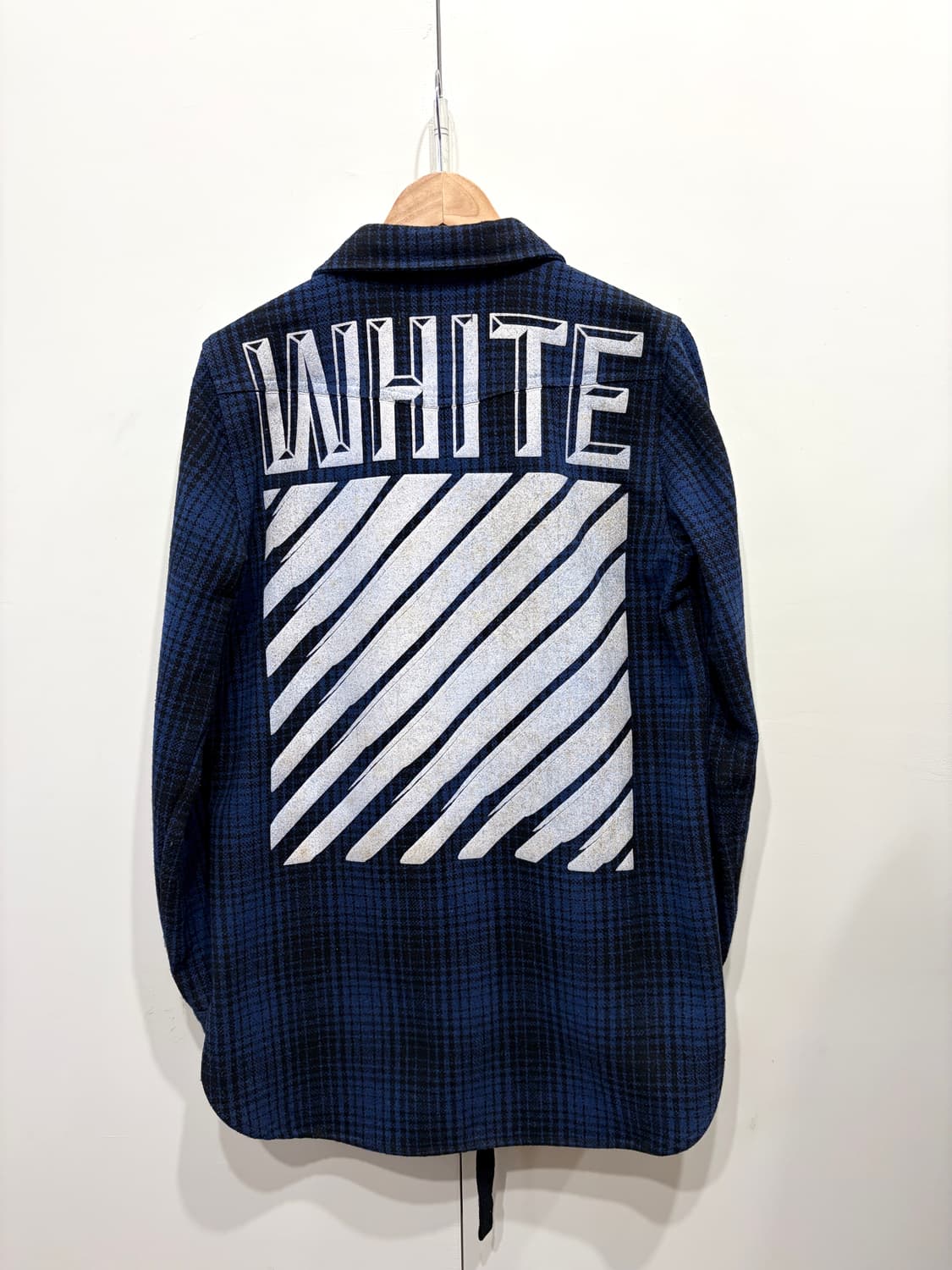 15FW 오프화이트 플란넬 셔츠 자켓 상품이미지1