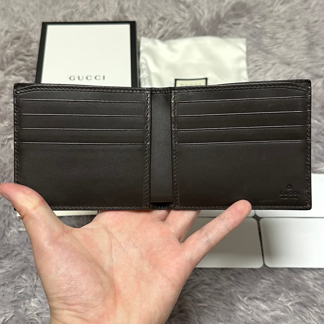 [풀구성] 구찌 GG 슈프림 웹삼선 반지갑 상품이미지4