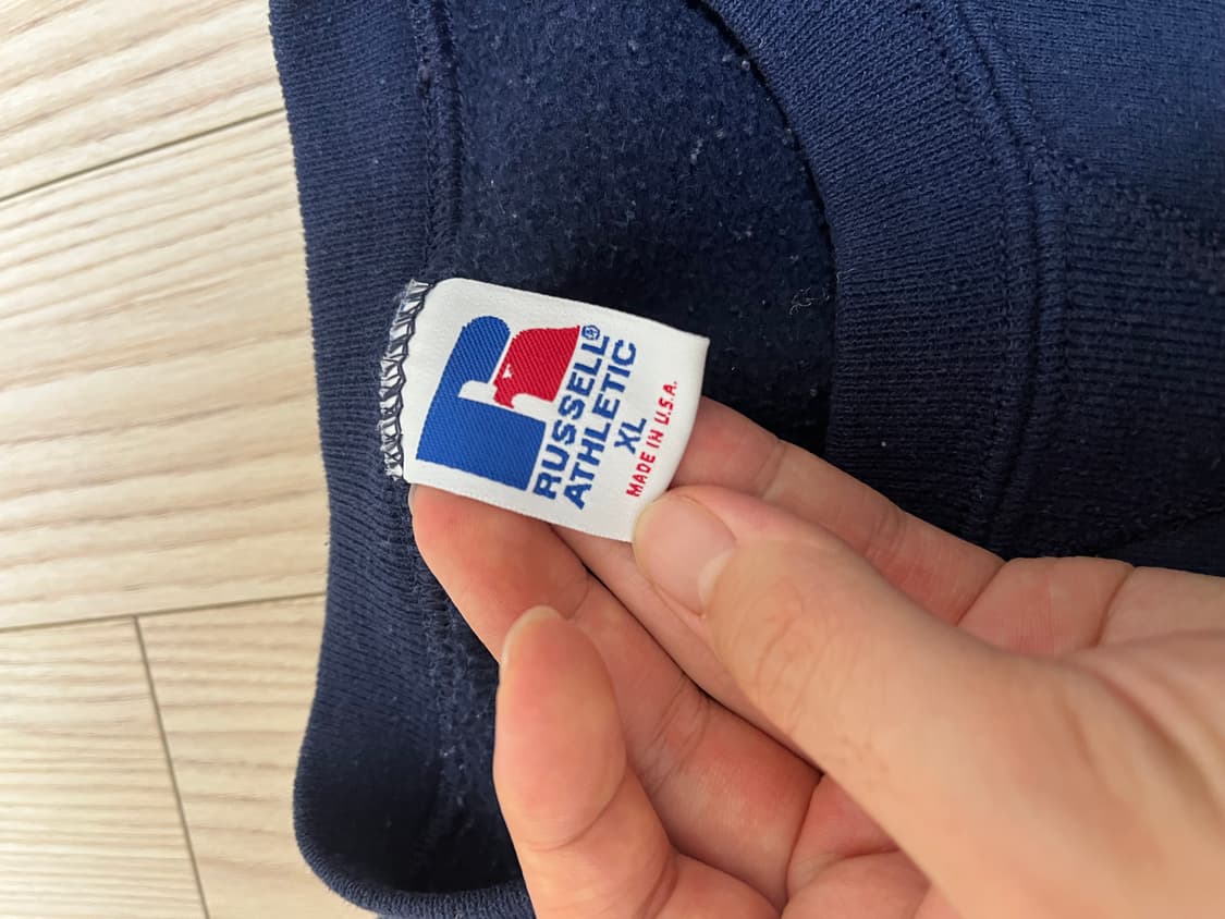 90s 러셀 애슬레틱 네이비 맨투맨 XL 상품이미지2