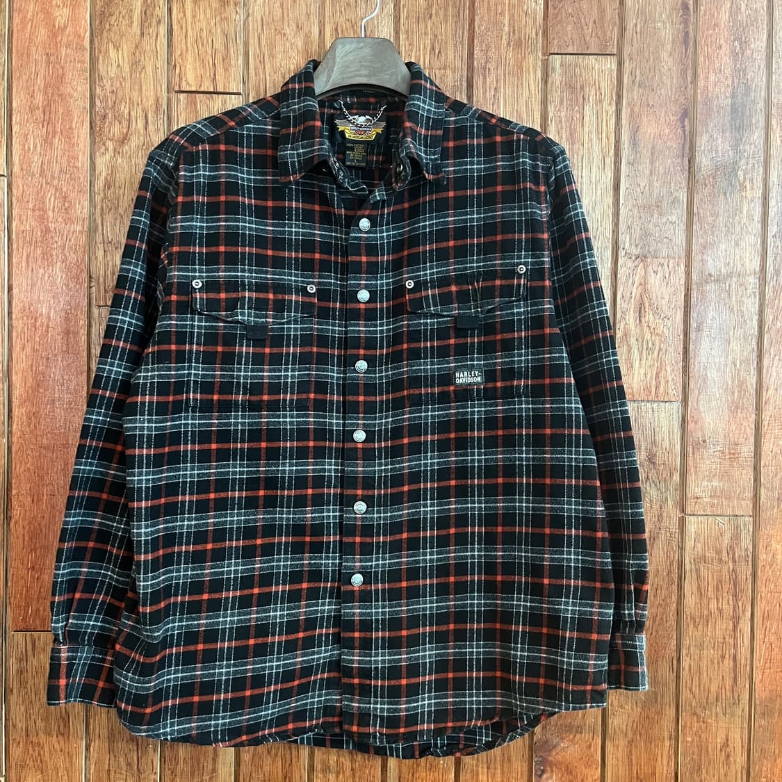 할리데이비슨 체크 플란넬 셔츠 상품이미지1