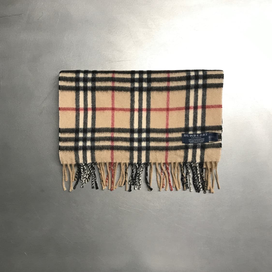 버버리 정품 캐시미어 머플러 베이지 상품이미지2
