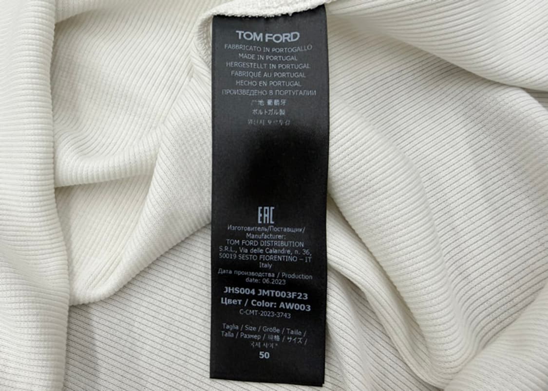 톰포드 헨리넥 골지 반팔티 상품이미지7