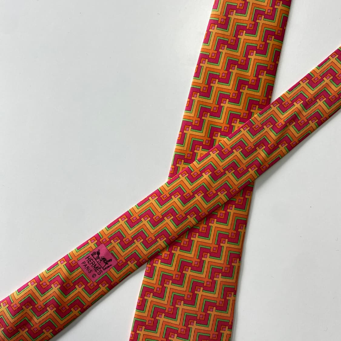 에르메스 명품 정품 넥타이(HERMES) 8cm 상품이미지4