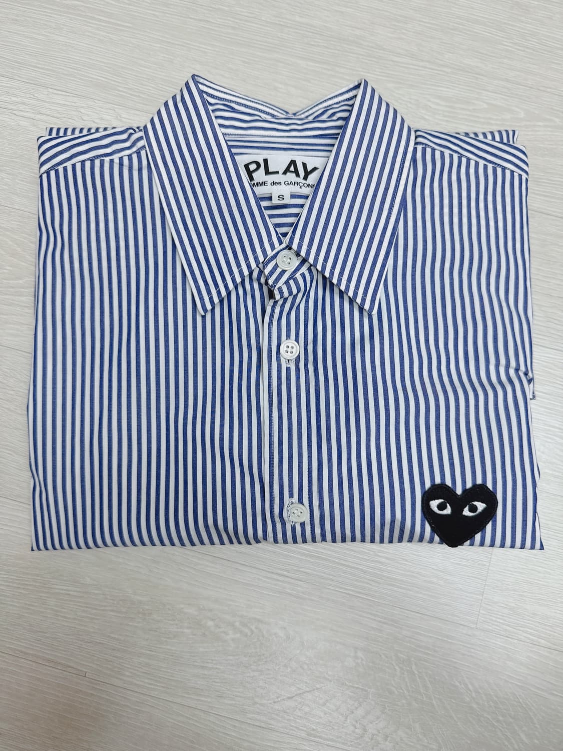 꼼데가르송 스트라이프 블랙와펜셔츠 상품이미지7