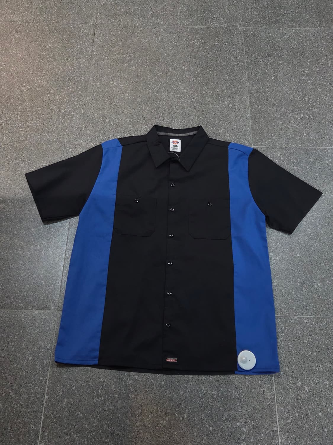 Dickies 디키즈 블랙 블루 반팔셔츠 상품이미지2