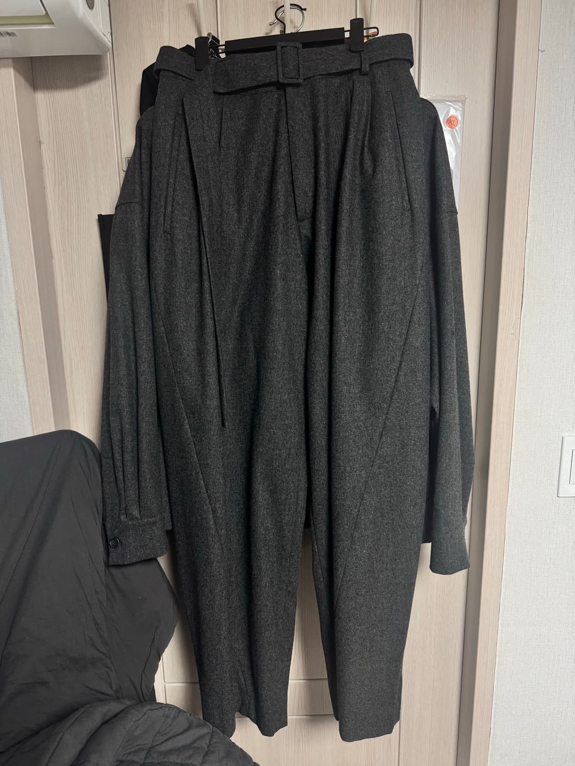 혜인서 울 벨트 팬츠 상품이미지2