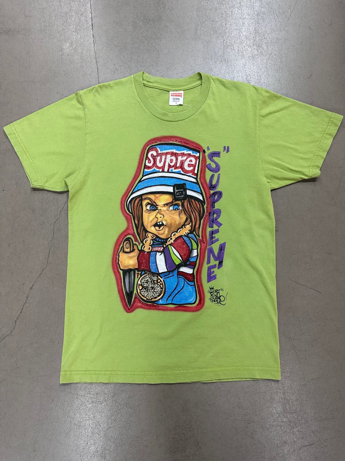 SUPREME 처키 그래픽 반팔 ☠판매합니다💚 상품이미지1