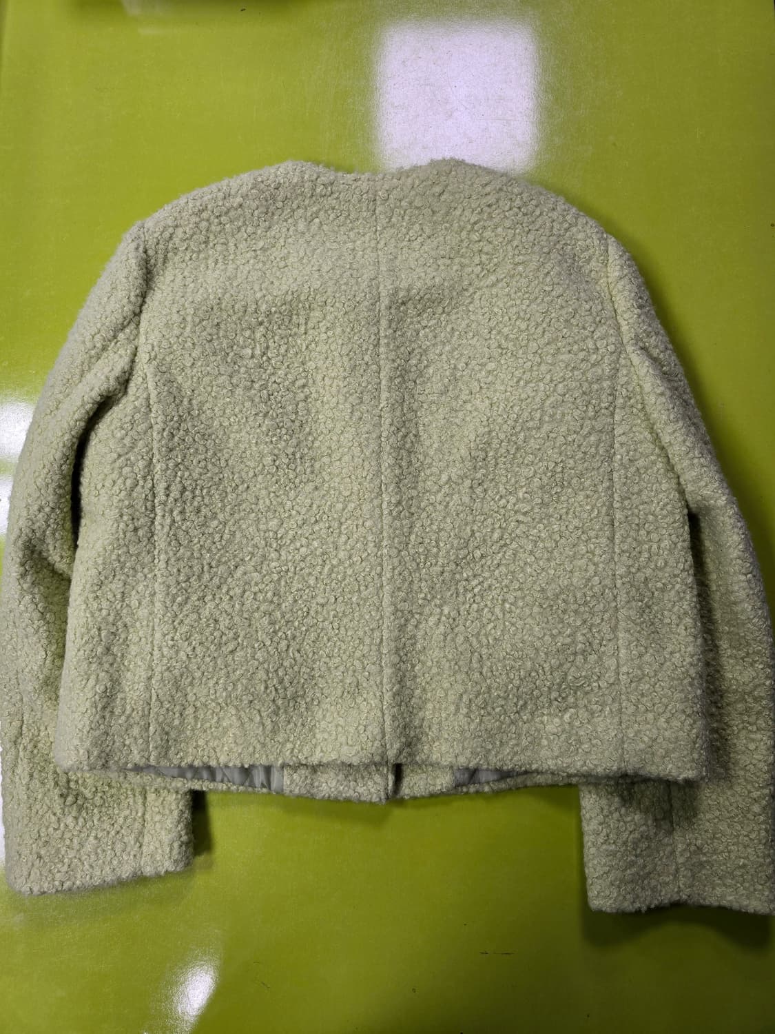 믹소 크롭 뽀글이 자켓 L (1208) 상품이미지2