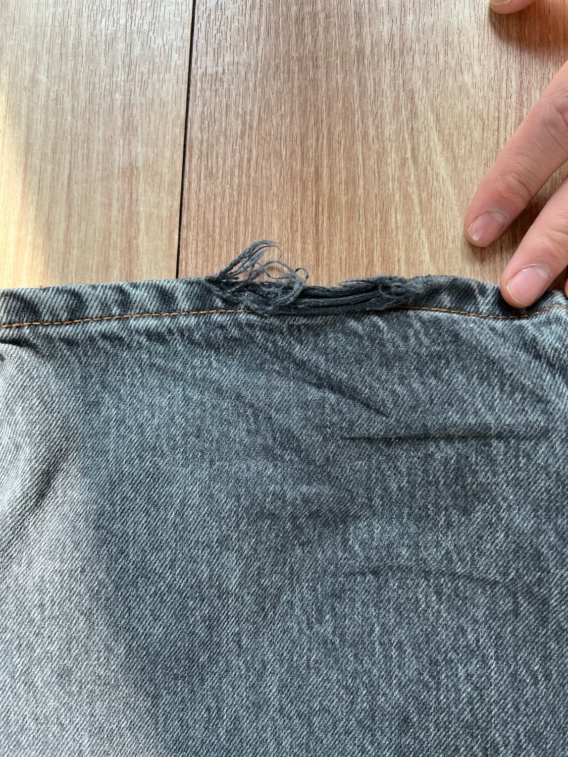 와이프로젝트 비대칭 데님 팬츠 31사이즈 상품이미지3