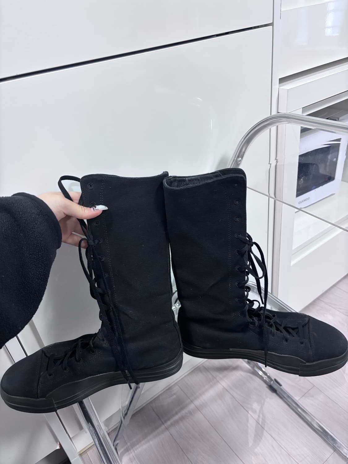 Y-3 요지야마모토 유벤 부츠 블랙 250 상품이미지5